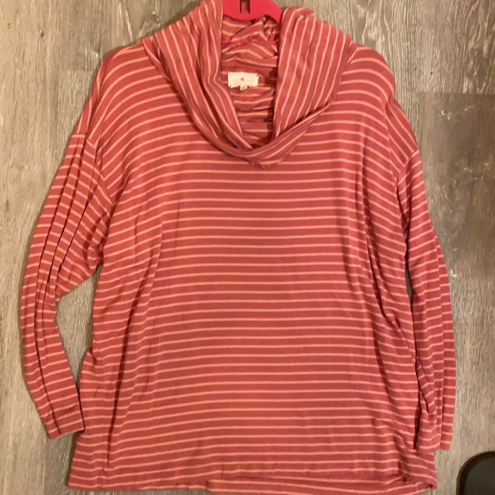 Buttery soft Lou & Grey (loft) cowl neck sweater